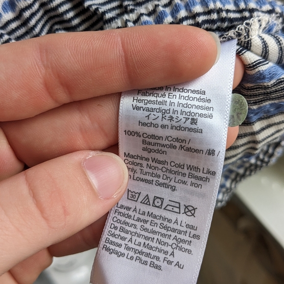 NWT madewell summer cotton croptop - Picture 3 of 5